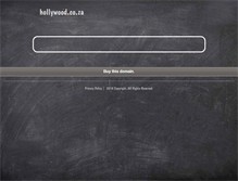 Tablet Screenshot of hollywood.co.za